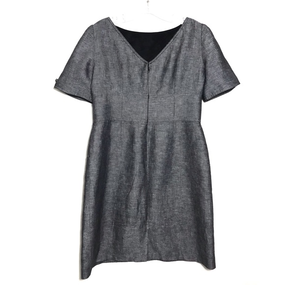 TAHARI ASL Linen Cotton Sheath Dress - Picture 4 of 8